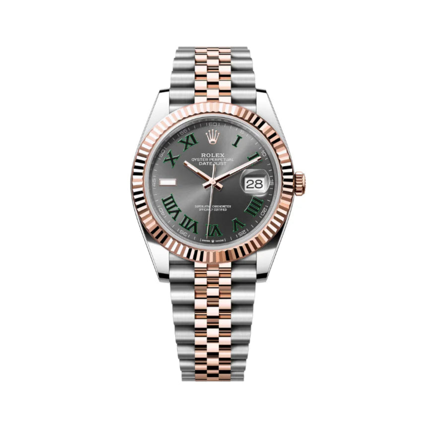 ROLEX DATEJUST 41 126331 WIMBLEDON JUBILEE ROSE GOLD - OCCASION 2020